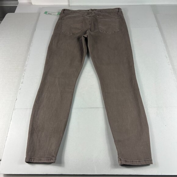 Pistola Jeans Women's 30 Tory High Rise Skinny Crop Light Purple Ankle Zip Denim - Picture 10 of 16